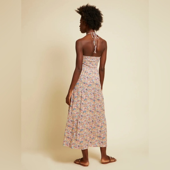 NWT Nation LTD Kira 70s Maxi Dress in Flower Power Retro Floral Size Small - Picture 2 of 16